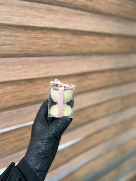 شمعة خشبية إسطوانية شبرة زهري