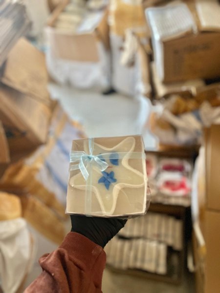 شمع جبص شكل نجمة